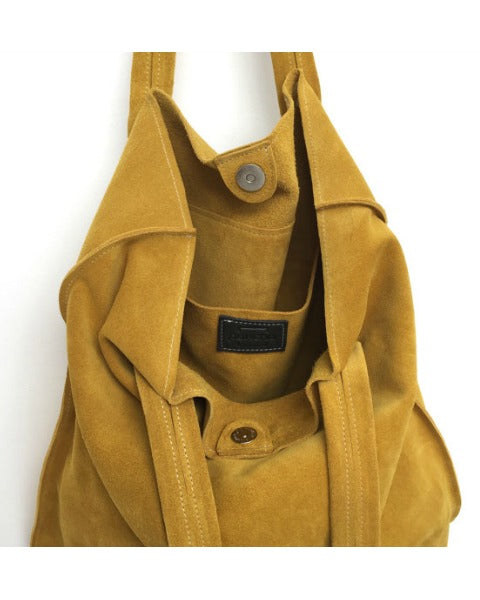 Boro suede tote bag - Yellow