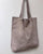 Boro suede tote bag - Grey