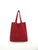 Boro suede tote bag - Red