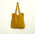 Boro suede tote bag - Yellow